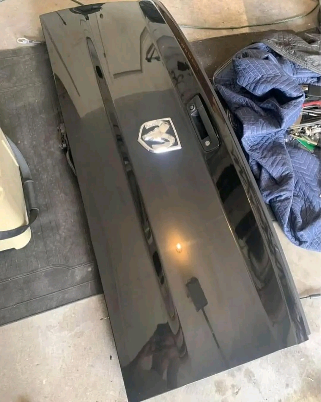 Black Dodge Ram Tailgate